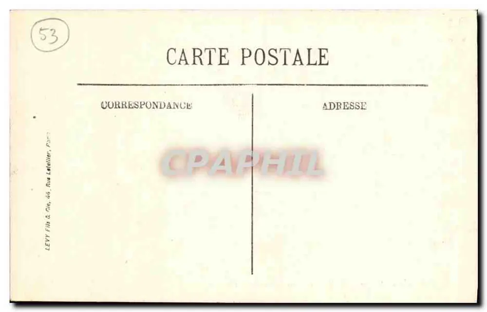Laval — Ansicht vom Jardin de la Perrine — LL. - Rückseite