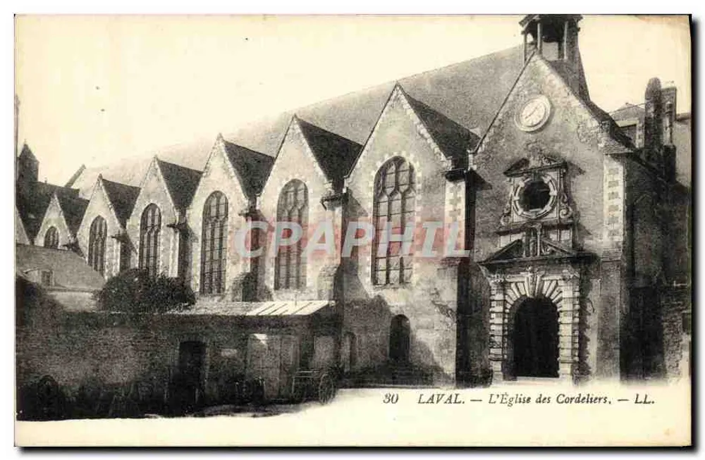 A Igreja dos Cordeliers — A Valle — LL. - Frente