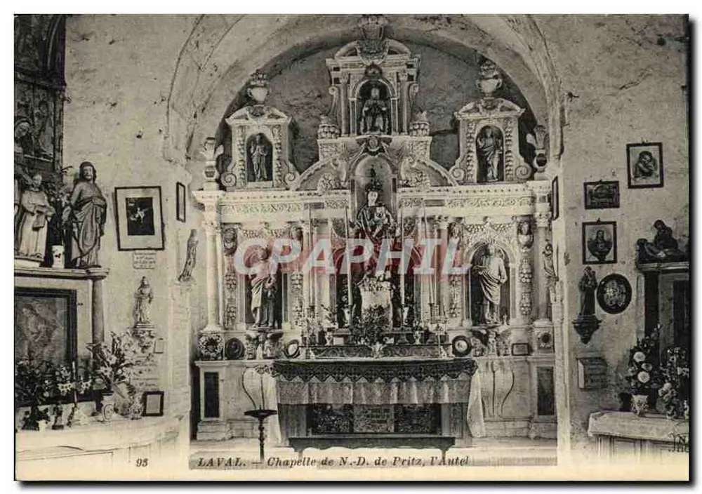 La Valle — Cappella di N.-D. de Pritz, l'Altare - Recto