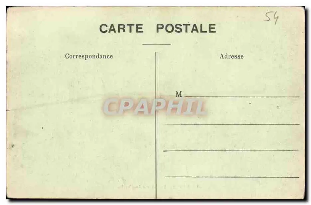 NANCY — Fontaine d'Amphitrite — Imprimeries Réunies, Nancy, n°28 - Verso