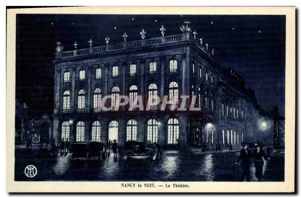 NANCY à NOITE. — O Teatro. - Frente