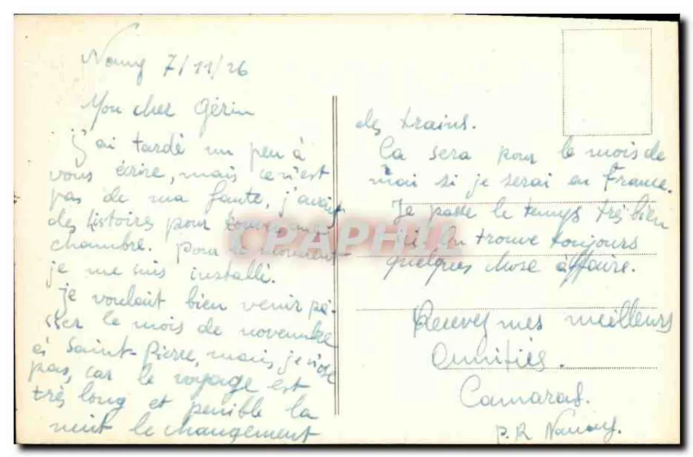NANCY à NOITE. — O Teatro. - Verso