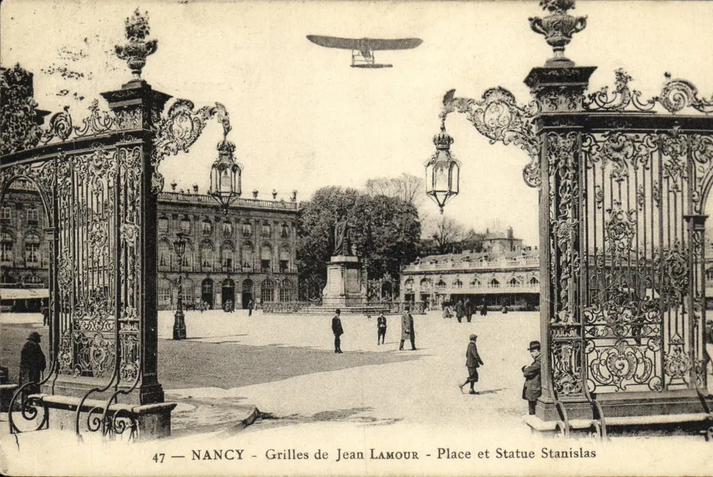 NANCY — Gitter von Jean Lamour — Place und Statue Stanislas - Vorderseite