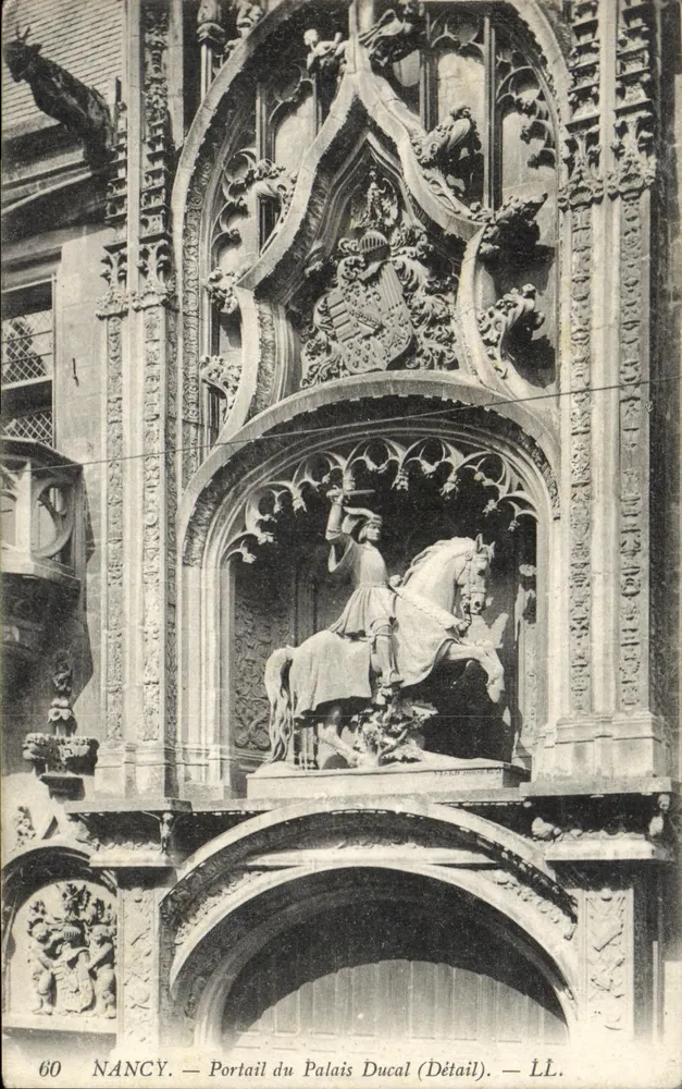 NANCY — Portal do Palácio Ducal (Detalhe) — LL. - Frente