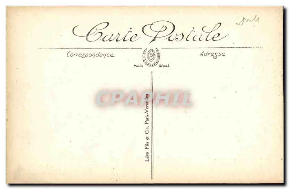 Nancy — A Fonte de Amphitrite — Edição Flamand - Verso