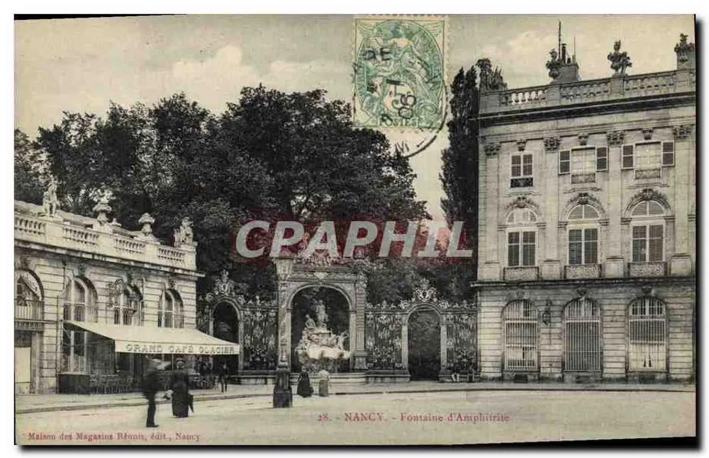 NANCY — Fonte de Amphitrite — Casa dos Magarins Reunidos, edição Nancy - Frente