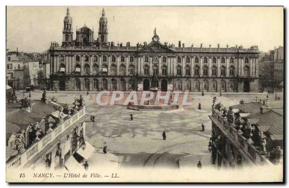 Nancy — O Hotel de Ville — LL. n°15 - Frente