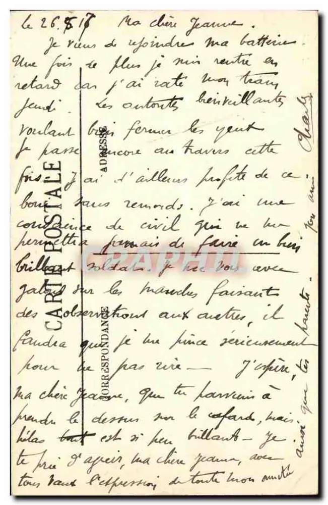 Nancy — O Hotel de Ville — LL. n°15 - Verso