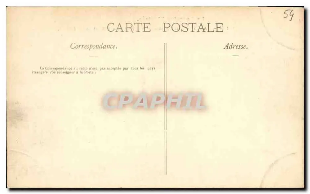 Nancy — Place Stanislas — Das Rathaus und das Präfekturgebäude — La Lorraine Illustrée, n°145 - Rückseite