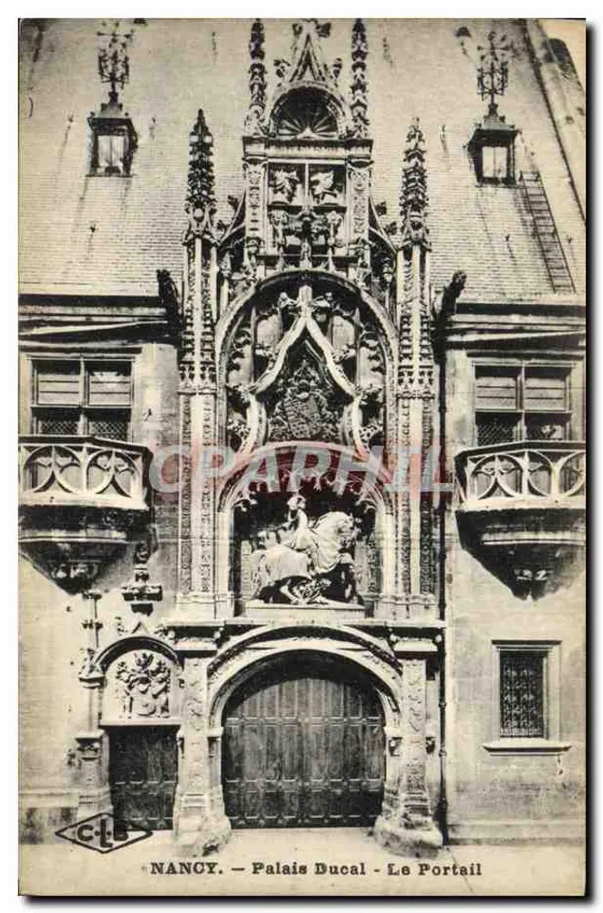 NANCY — Pałac Ducalny — Portal - Awers