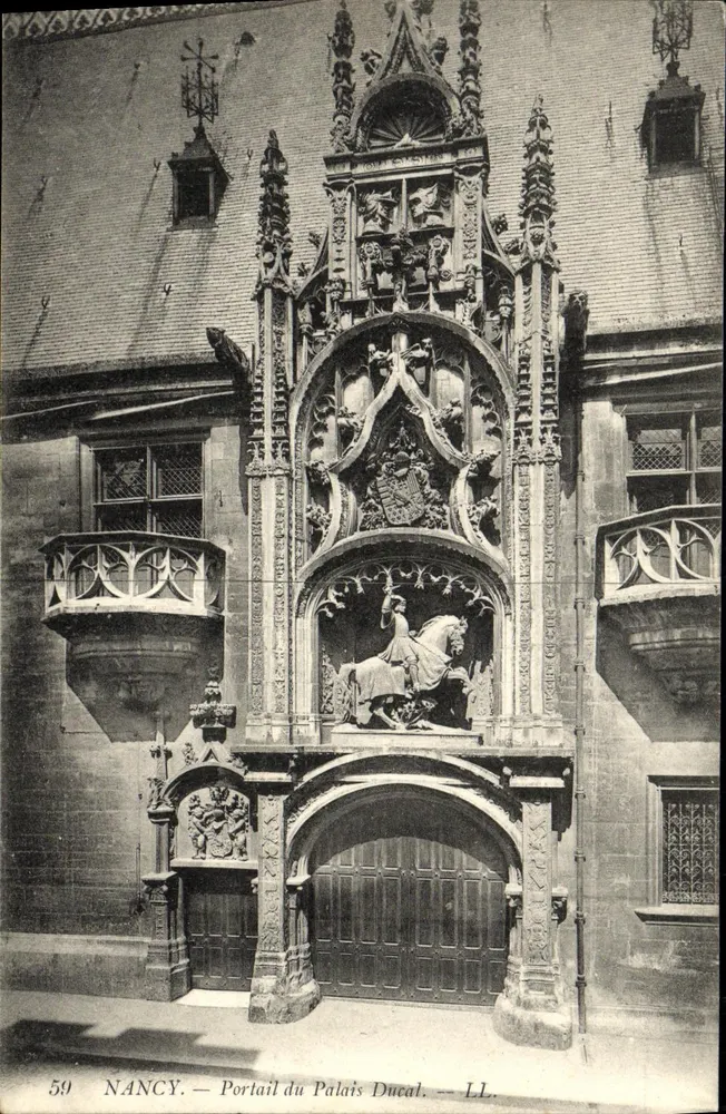 NANCY — Portal do Palácio Ducal — LL. — N° 59 - Frente
