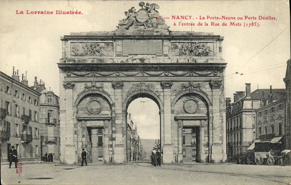 NANCY — Die Neue Pforte oder Désilles-Pforte, am Eingang der Rue de Metz (1785) — La Lorraine Illustrée, Nr. 20 - Vorderseite