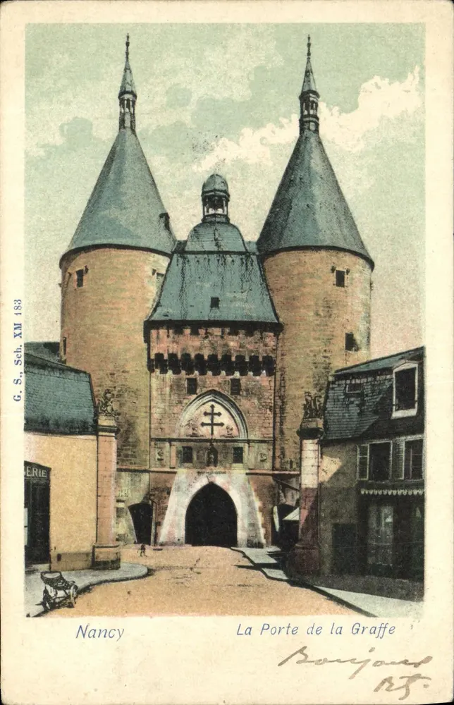 Nancy — A Porta da Graffe — G. S. Sch. Série XM 183 - Frente