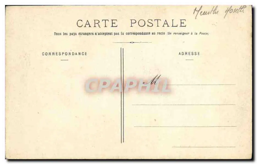 Nancy - O Leito do Duque Antoine — Museu Lorrain — Maison des Magasins Réunis, editora, Nancy - Verso
