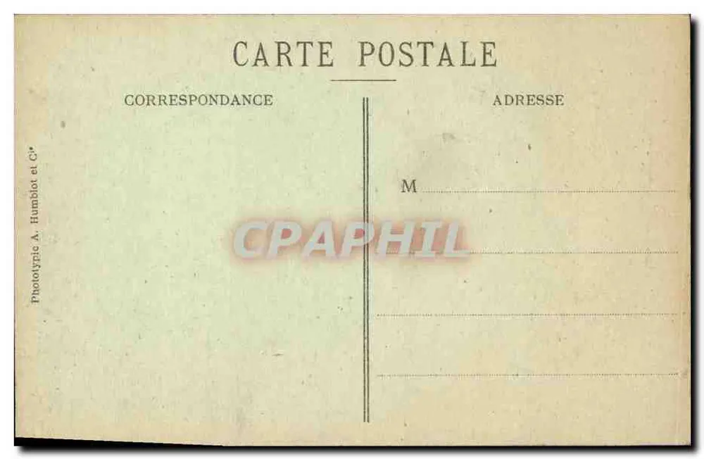 NANCY — Monumento Callot — Fototipia A. Humbiot et Cie - Verso