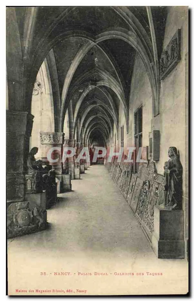 Nancy - Palácio Ducal - Galerias das Taques — Casa dos Lojas Rinnie, editora, Nancy - Frente