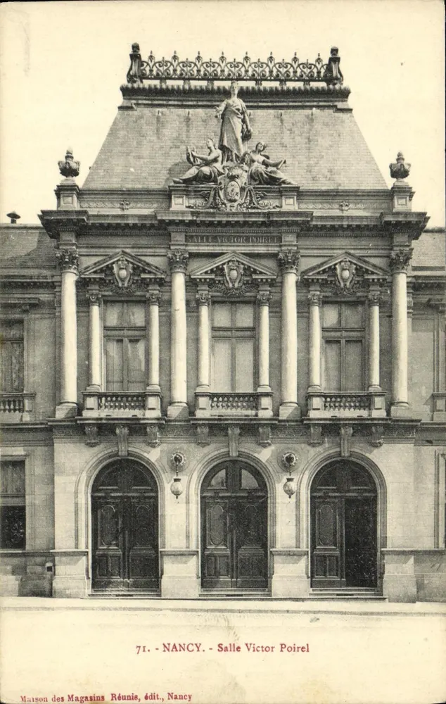 Casa dos Magasins Réunis — Sala Victor Poirel — editor: Casa dos Magasins Réunis, Nancy - Frente