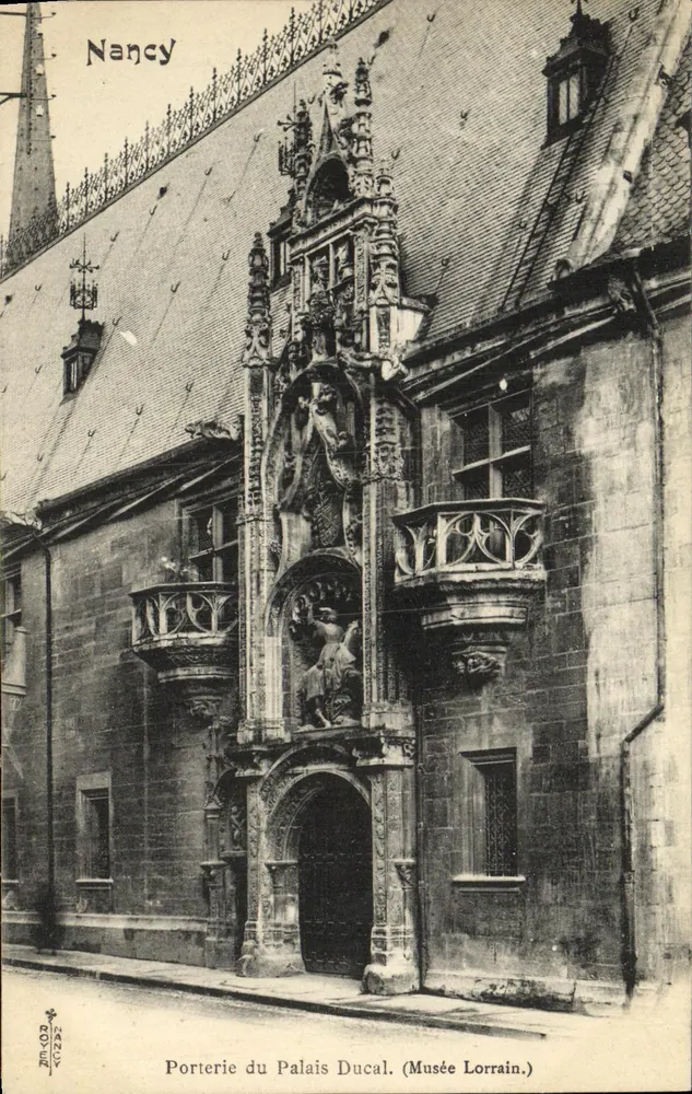Nancy — Porterie van het Ducal Paleis (Museum Lorrain) — Uitgever Royancy, n° 53 - Voorkant
