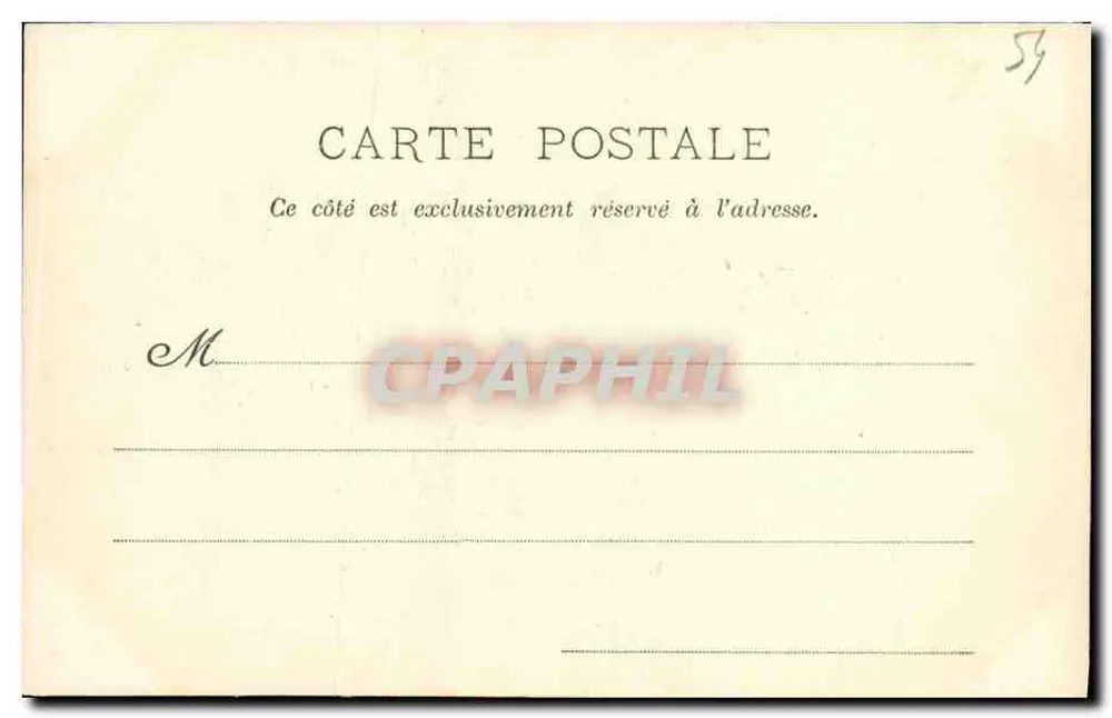 Nancy — Porterie van het Ducal Paleis (Museum Lorrain) — Uitgever Royancy, n° 53 - Achterkant