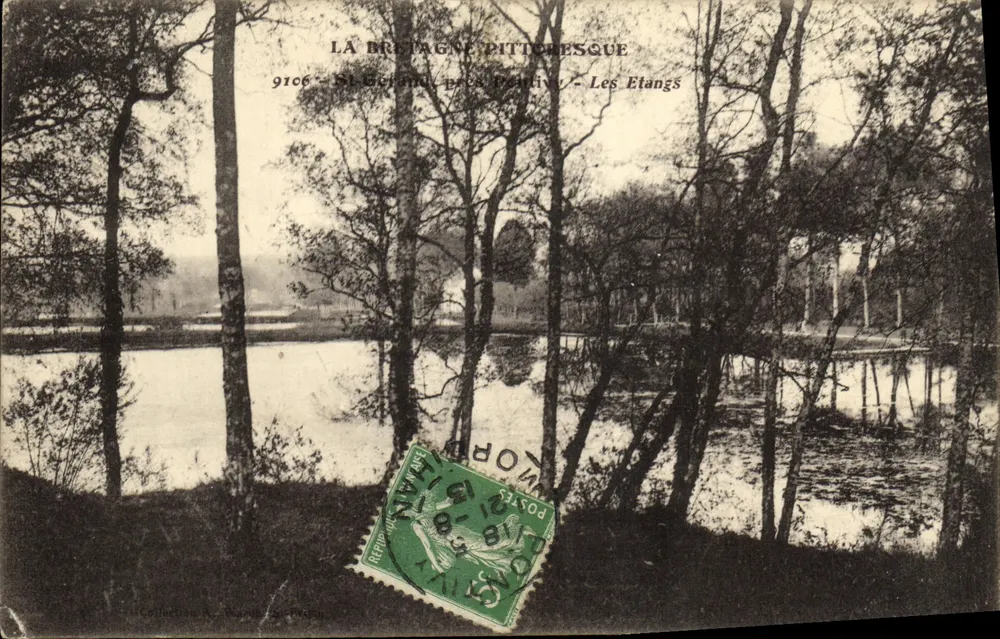 Les Etangs - St-Étienne-près-Portative — La Bretagne Pittoresque, éditeur 9106 - Frente