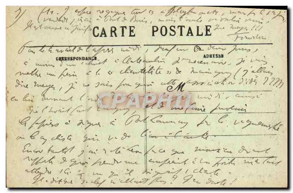 Pointe du Raz — A Baía dos Falecidos — Coleção Villard, Quimper, n°3496 - Verso