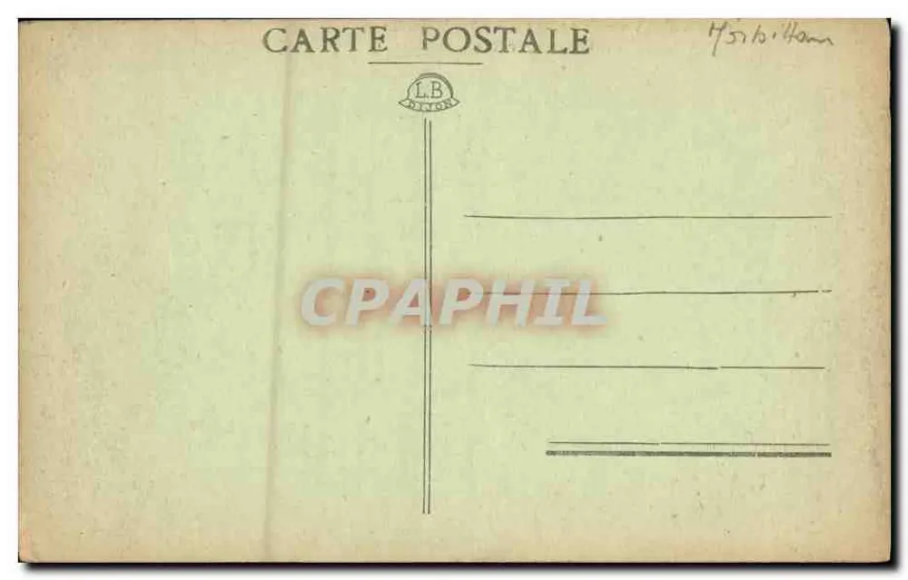 Abtei Notre Dame de Langonnet — Eingang zu den Gärten — Verlag L.B. Paris, n°12 - Rückseite