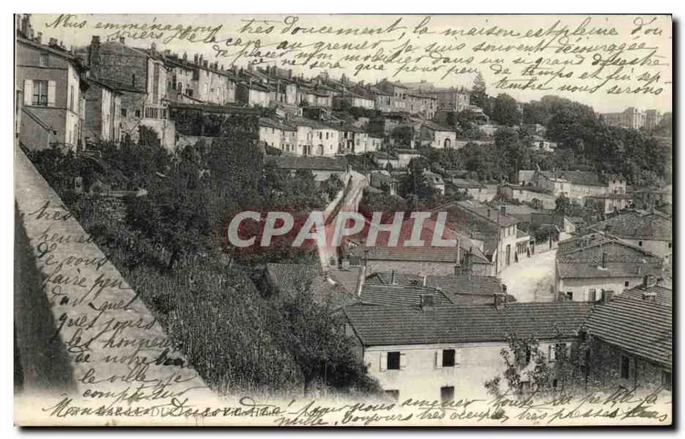 Vue da cidade de Mont-Saint-Martin — editor não identificado, número de série não visível - Frente