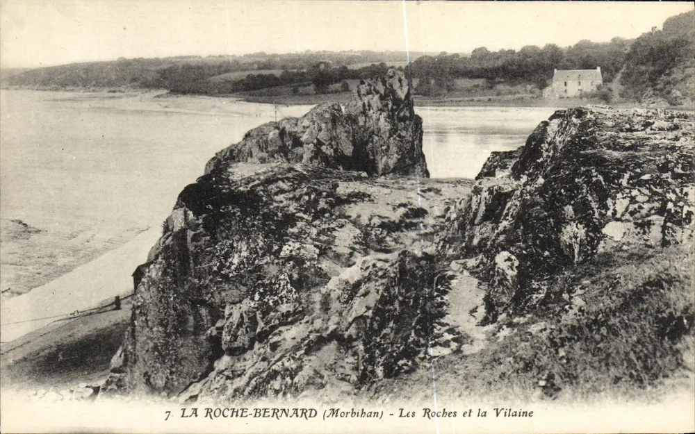 La Roche-Bernard (Morbihan) — Die Felsen und die Vilaine — Artaud et Nozais, Nantes - Vorderseite