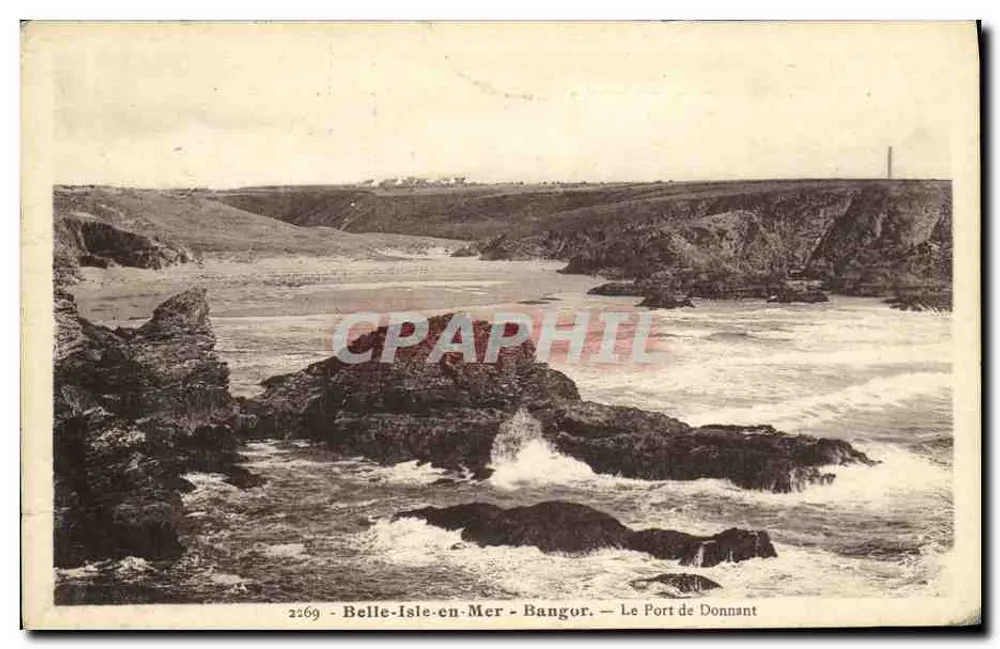 Belle-Île-en-Mer - Bangor — Ansicht des Hafens von Donnant — n°2269 - Vorderseite