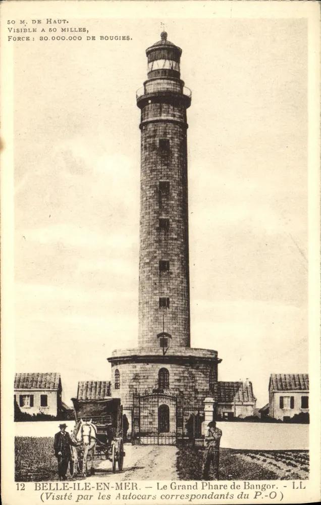Belle-Île-en-Mer — Der große Leuchtturm von Bangor — LL - Vorderseite