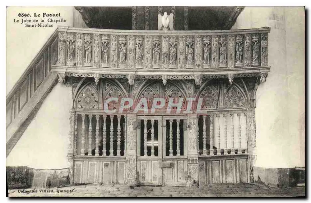 Der Jubé der Kapelle Saint-Nicolas — Faouët — Sammlung Villard, Quimper - Vorderseite