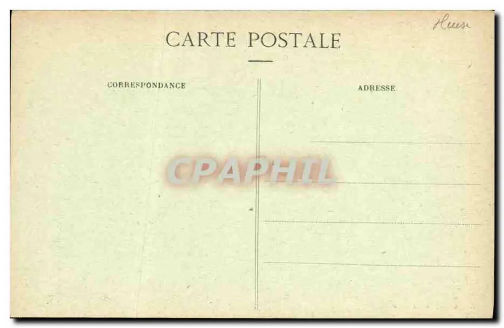St MIHIEL - De Plein van de Mönchen — panoramische weergave met uitgever 'P. F. P. - St. Mihiel' en serie-nummer 48 - Achterkant