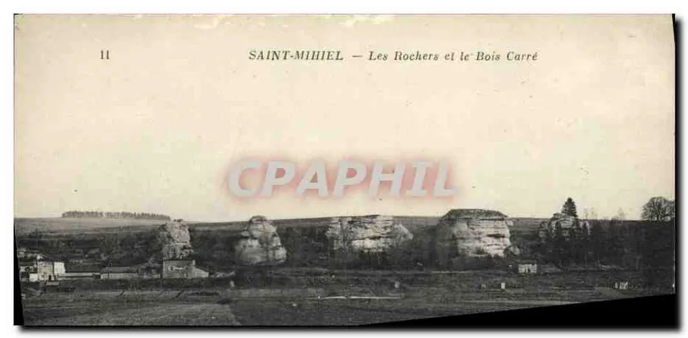 Saint-Mihiel — Die Felsen und der Bois Carré — Anciens Étab. Neuberg et Cie, 52, Av. de Bretueil, Paris - Vorderseite