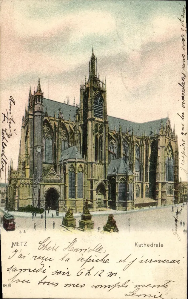 Metz — Catedral — editor Lénick & Rubin, n° 904 - Frente