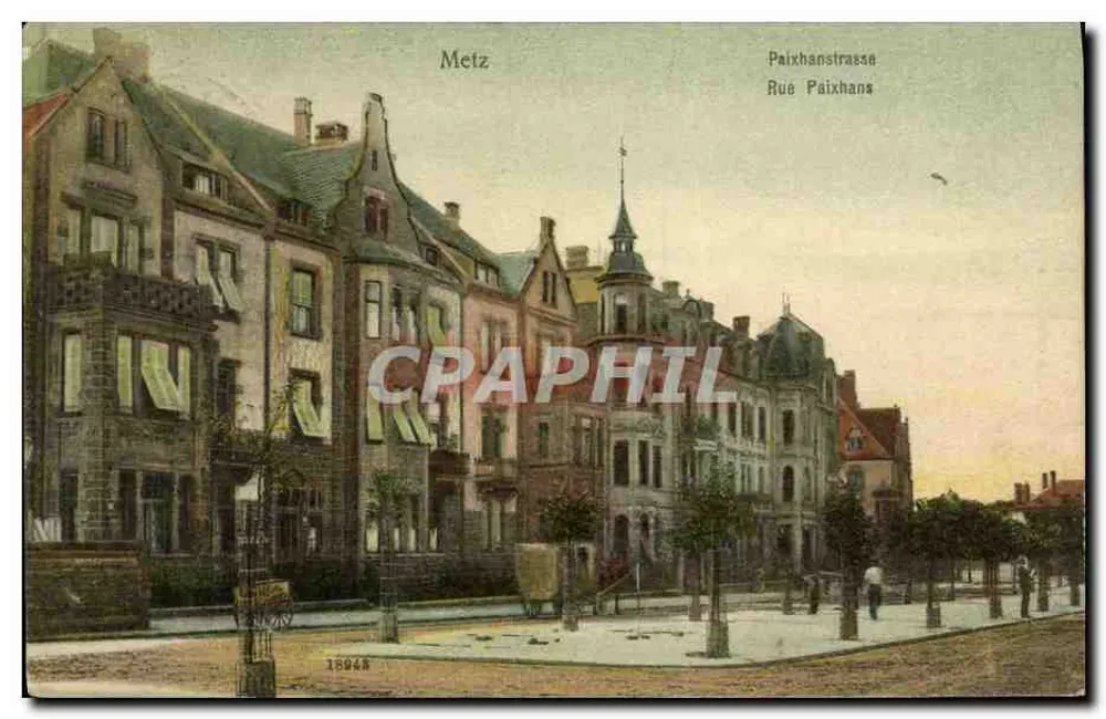 Metz — Rue Paixhans — editor K. P. Guilleaume, n° 18943 - Frente