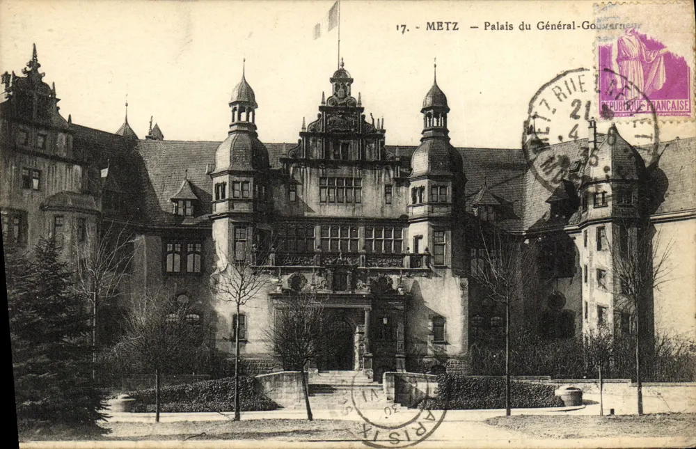 METZ — Palácio do Geral-Governador — E. Wéber, Meiz - Frente