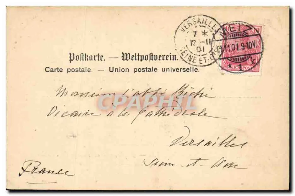 Esplanade und Justizpalast — METZ — Esplanade e Palácio de Justiça. J. Herlin, n° 52. - Verso