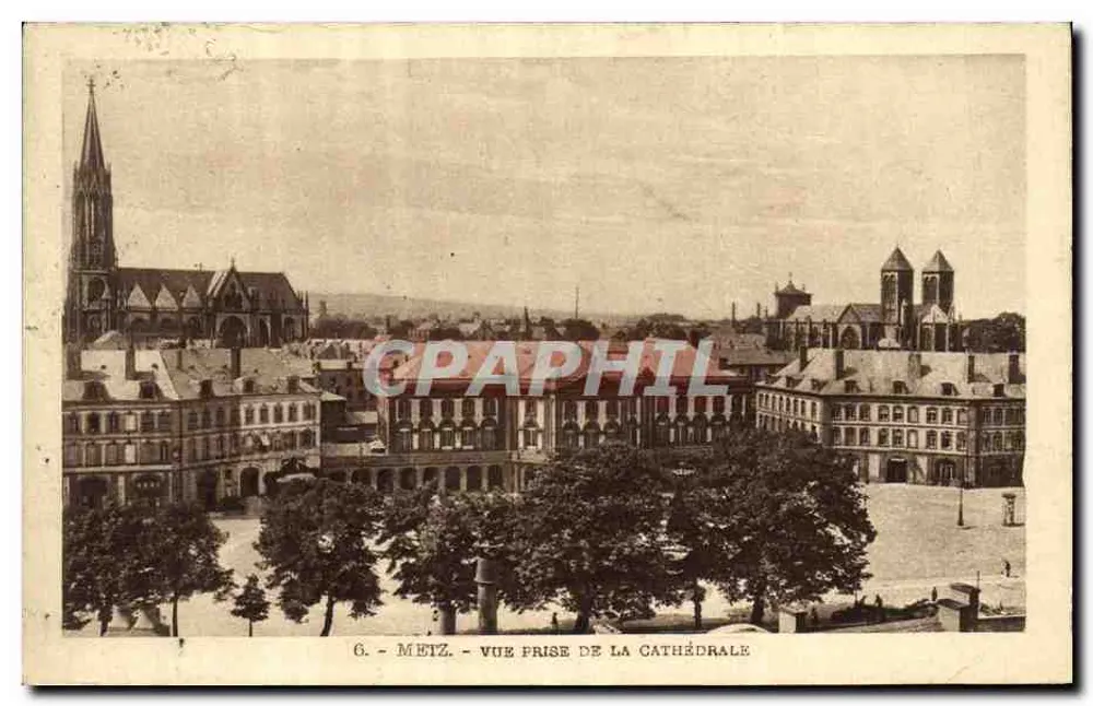 Metz - Ansicht vom Dom - Vorderseite