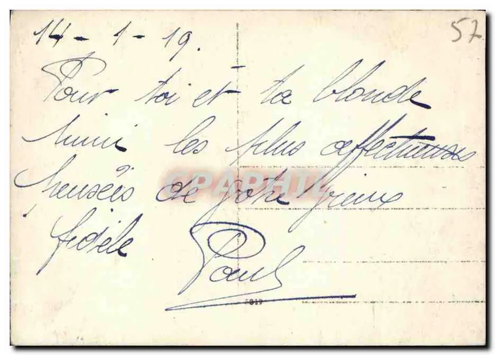 Metz — Comparação antes/depois da guerra — CPAPHIL - Verso