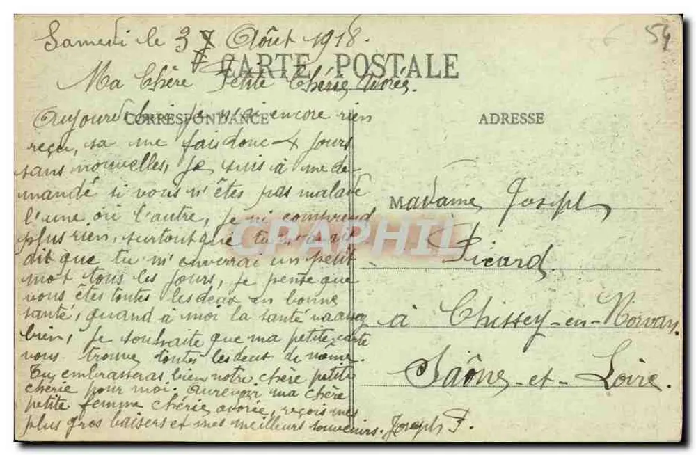Saint-Nicolas-du-Port — Ufer der Meurthe — Verlag Nauzy, Serie 281 - Rückseite