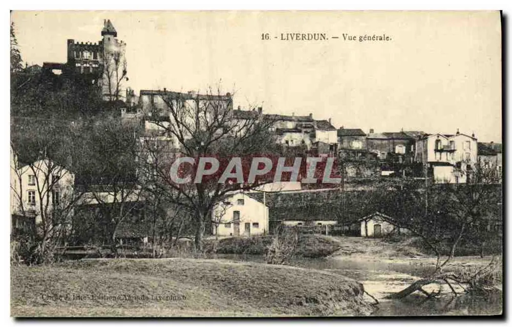 Liverdun — Ogólny widok — Wydawnictwo Théophile Laverdun, nr 16 - Awers