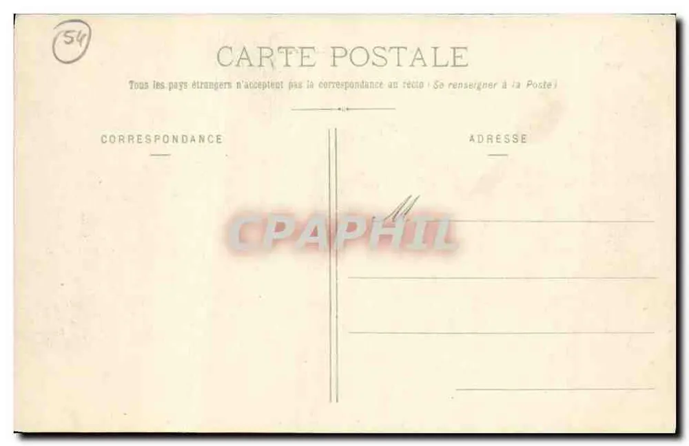 Toul - Vista geral, 2 Igrejas — A Lorraine ilustrada, Edição M. Bernard, Toul - Verso