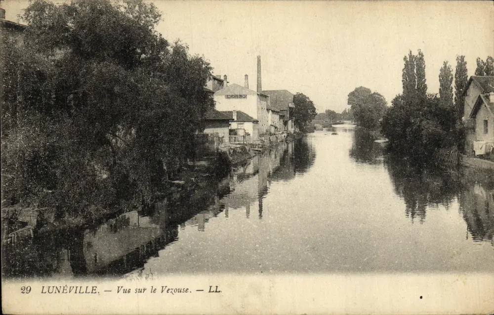 Lunéville — Vista sobre o Vezouze — LL - Frente