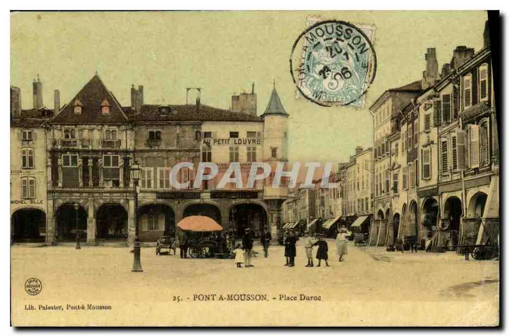Pont-à-Mousson — Praça Duroc — Ldh. Palester, Pont-à-Mousson, n°25 - Frente
