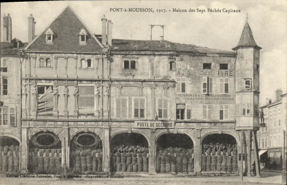 Pont-à-Mousson, 1917 — Haus der Sieben Todsünden — Librairie Rebomlat Editions - Vorderseite