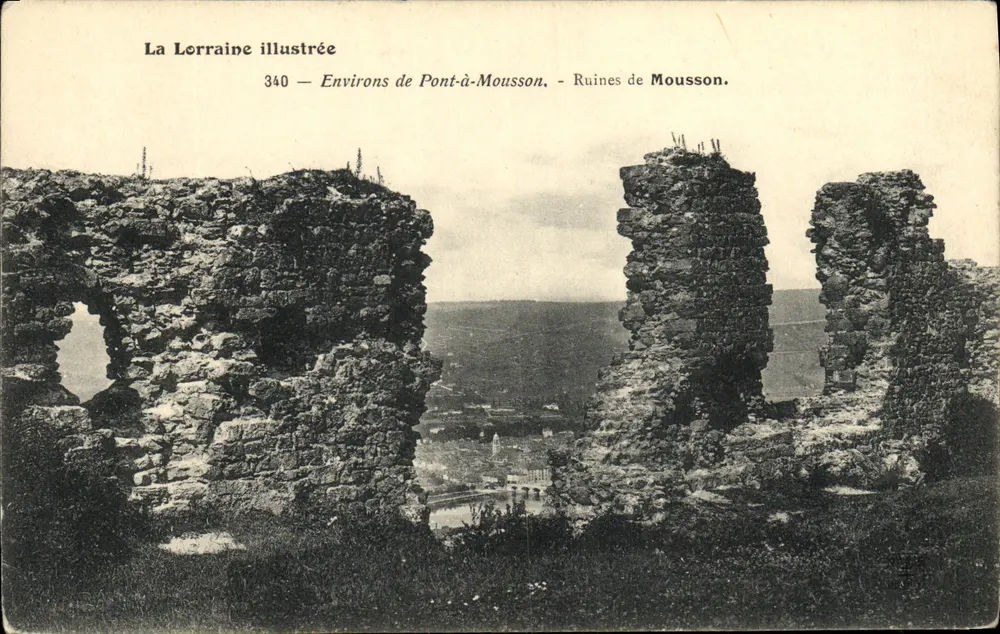 Ruinen von Mousson — Umgebung von Pont-à-Mousson — La Lorraine illustrée, Nr. 340 - Vorderseite