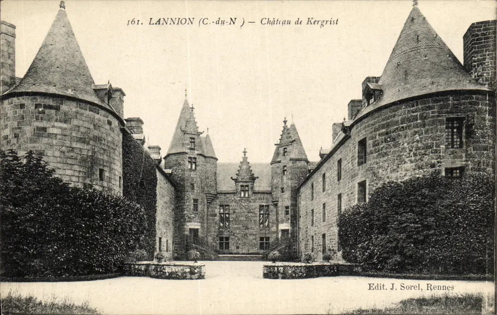 Lannion (C.-du-N) — Kasteel van Kergrist — Edit. J. Sorel, Rennes - Voorkant
