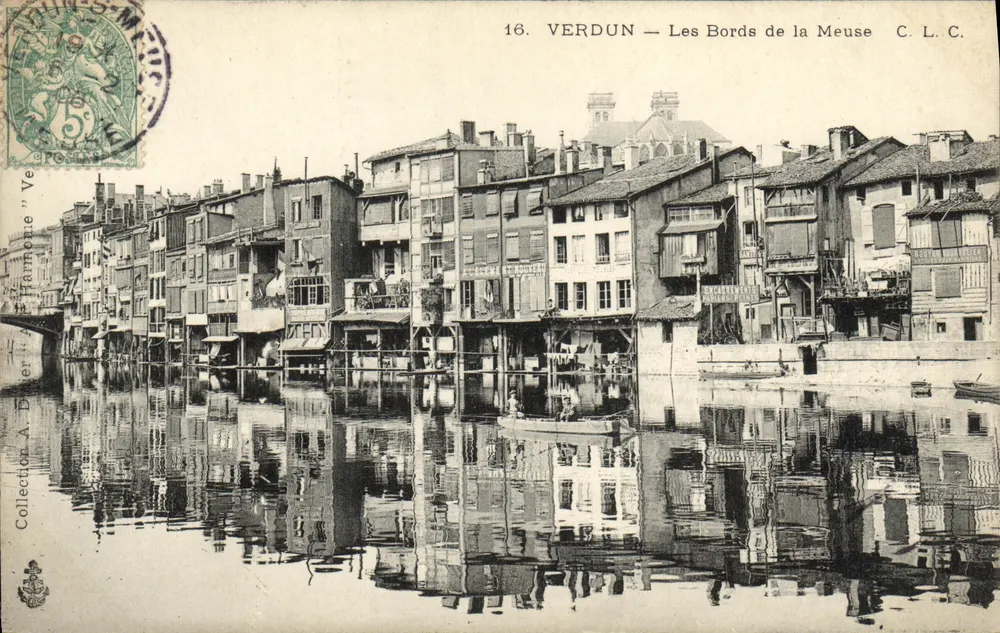 Verdun — As Margens do Rio Meuse — C. L. C. - Frente