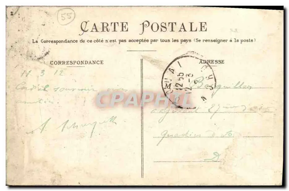 Verdun — Le Pont Neuf et le Chemin de Halage — Éd. Nouvelles-Galeries, Verdun - Rückseite