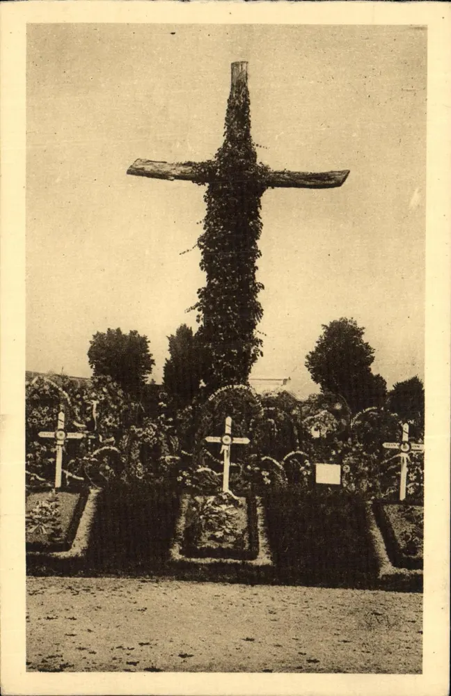 Friedhof Faubourg-Pavé — Verdun — Héliogravure de Nancy - Vorderseite